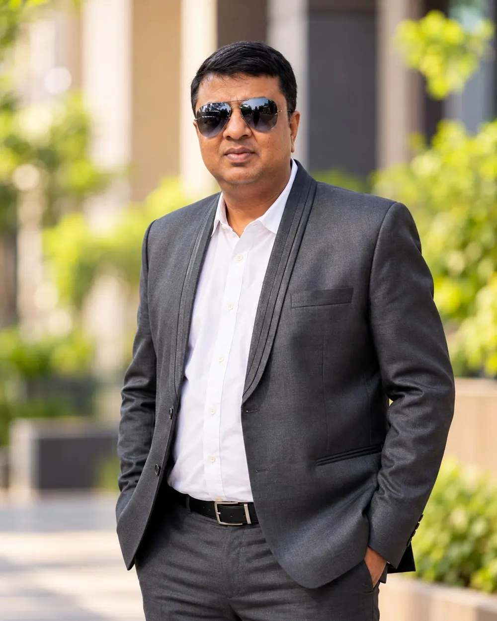 Prakash Darji, owner of Optimax Vision